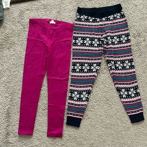 Women’s leggings set, bundle. Size Large